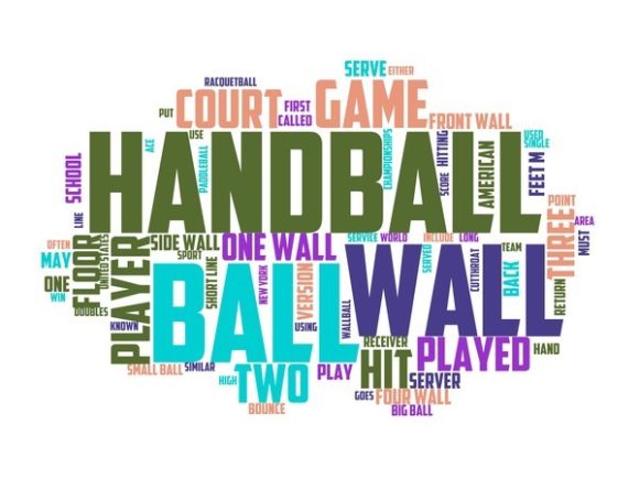American Handball Typography Crafting: Where Athletic Energy Meets Artistic Expression