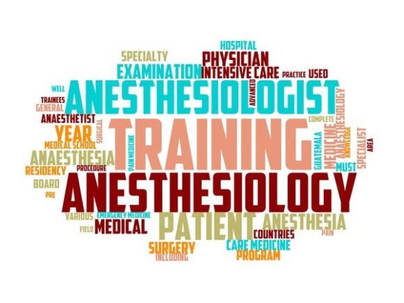 Anaesthetist Typography Book Cover