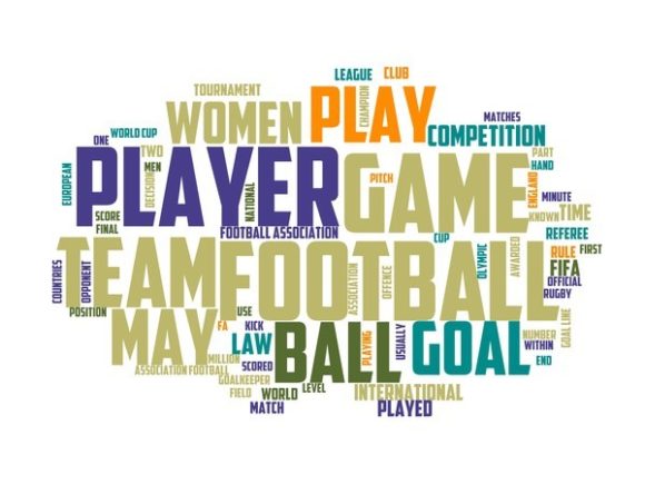 Association Football Typography Tshirt