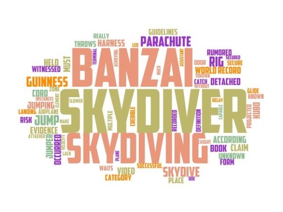 Banzai Skydiving Typography Wallpaper: A Strategic Design Asset for Purpose-Driven Creators