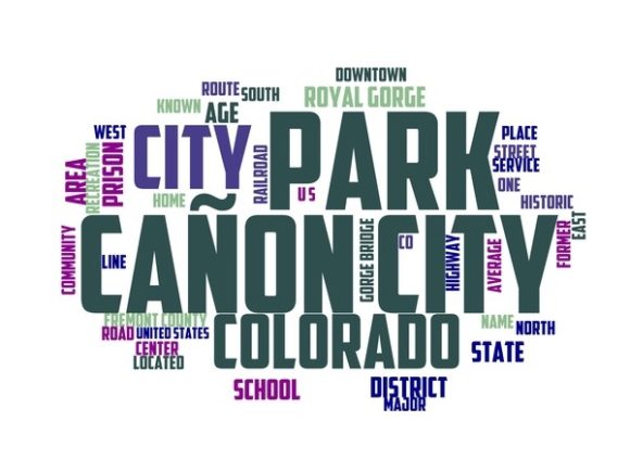 Canon City Typography Print