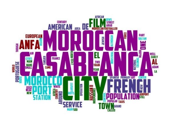 Casablanca Typography Wallpaper